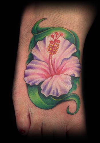 Looking for unique  Tattoos? Foot Flower